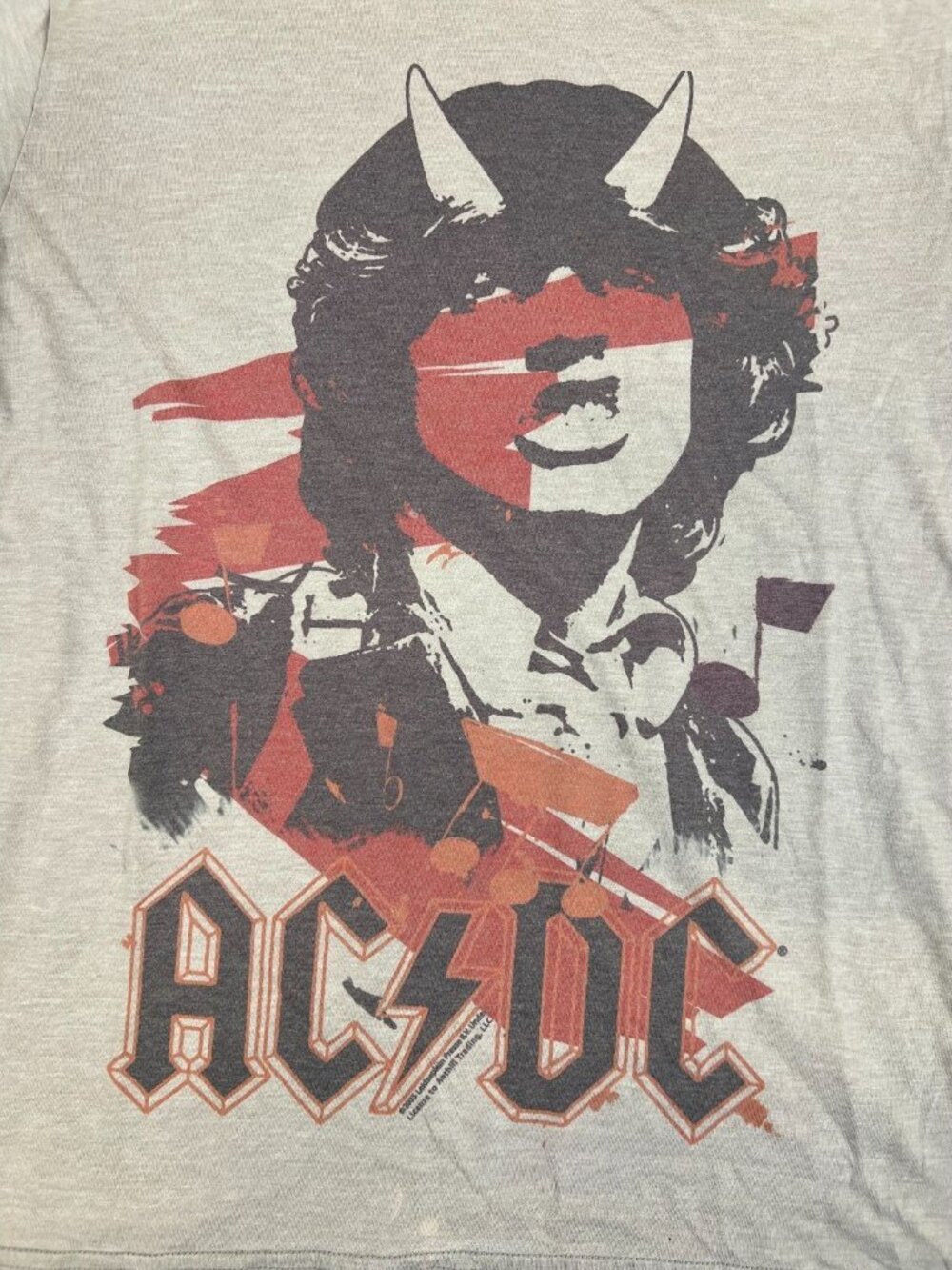 AC/DC Men Medium Graphic T-Shirt Brown 2005 Rock Band Angus Young Angus Devil - Picture 4 of 8